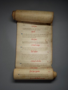 Cookery recipes, MS B.36, scroll section LX-LXV (60-65)