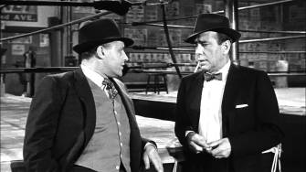 Rod Steiger and Humphrey Bogart in The Harder They Fall (1956)